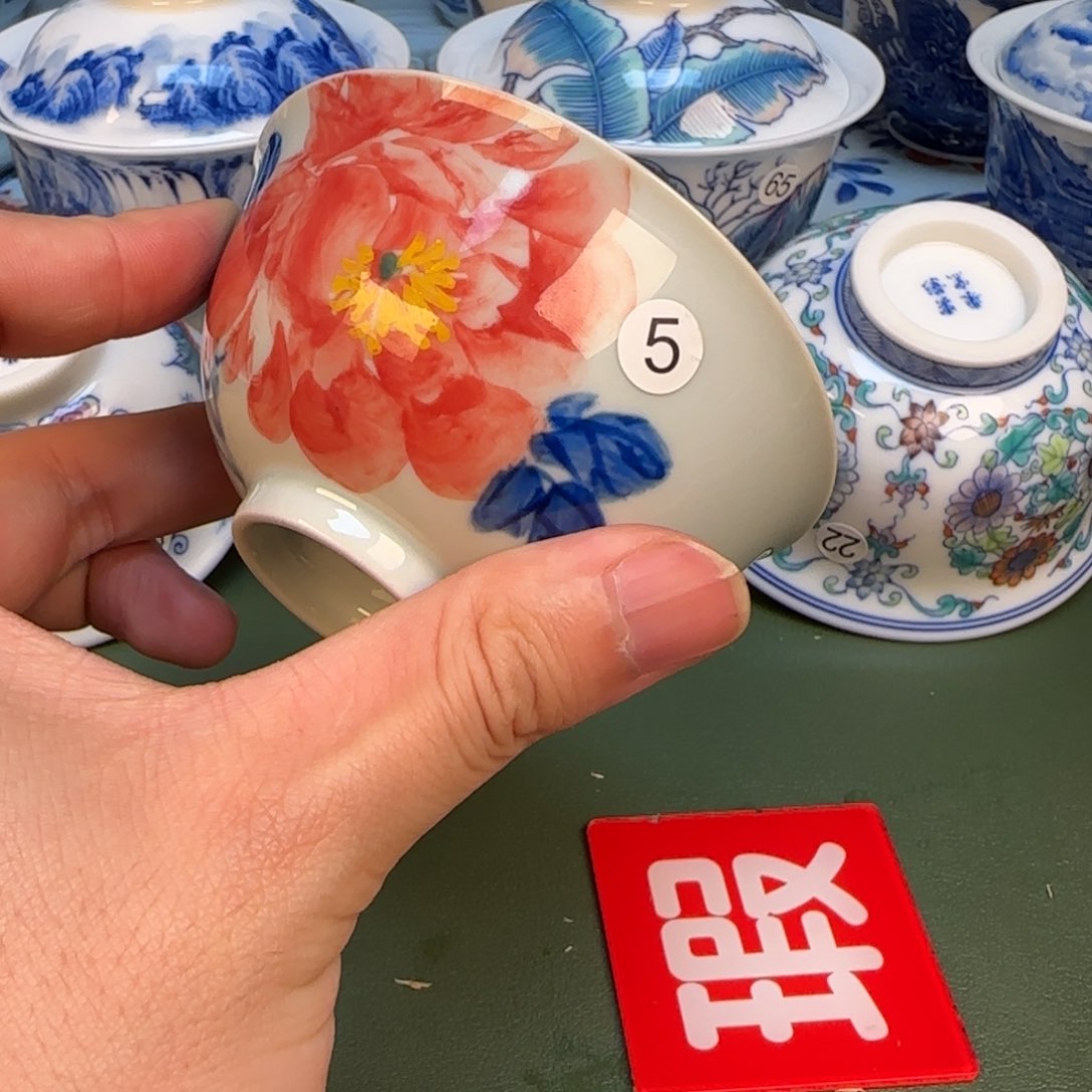 彦祖纯手工手绘茶具5