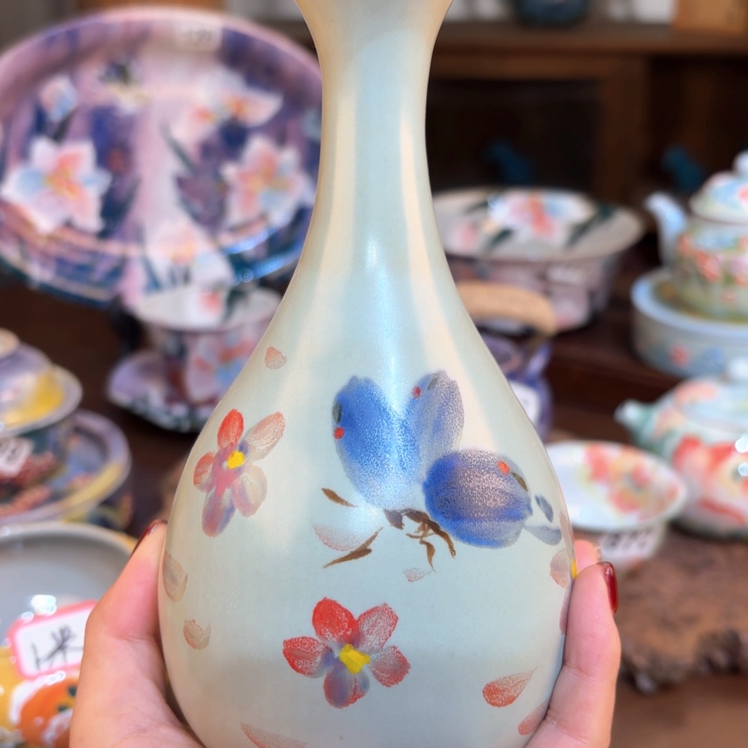 景德镇手绘高温釉下彩陶瓷茶具