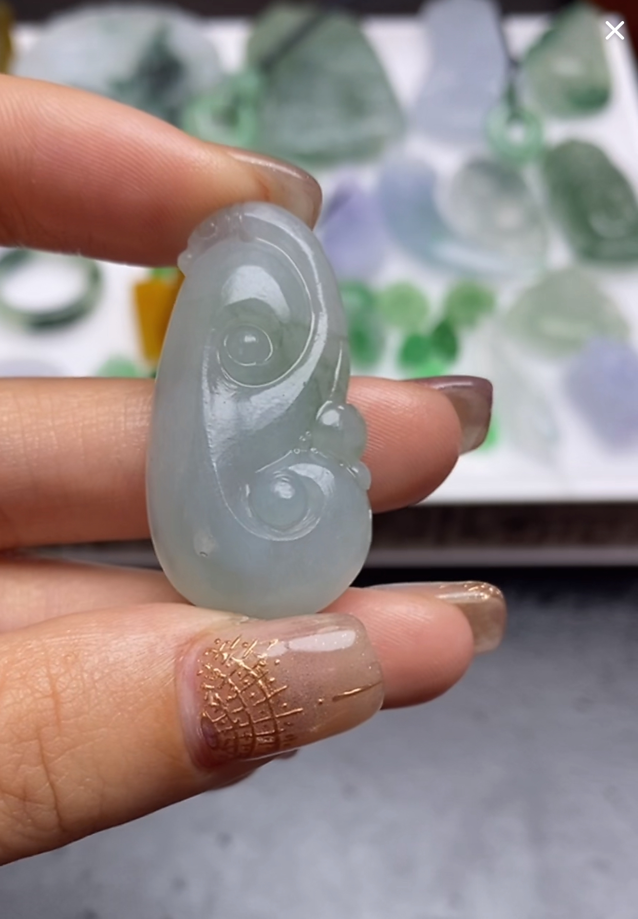 缅甸翡翠A货定制毛货多样性发一件~