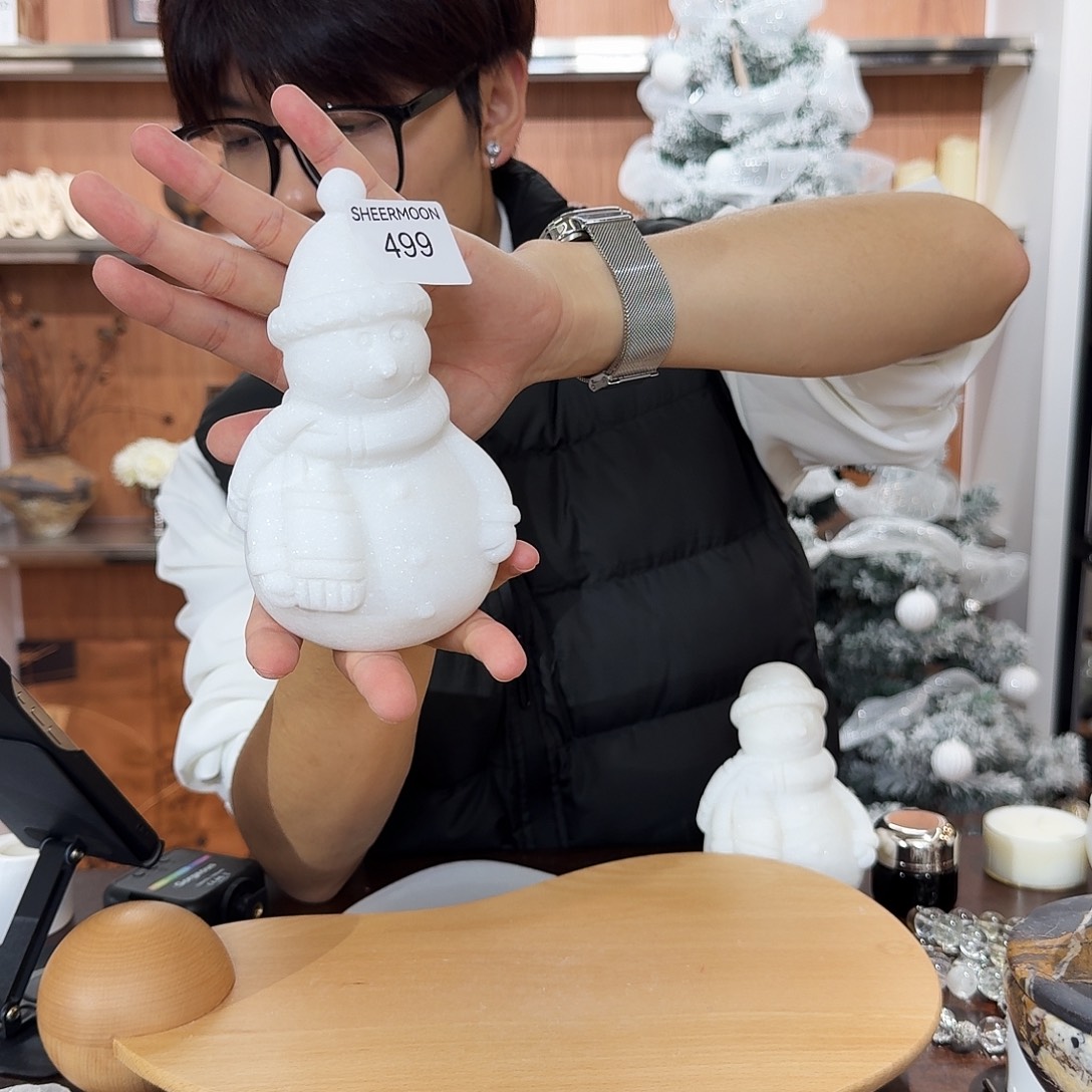 大理石499皇家白玉小雪人