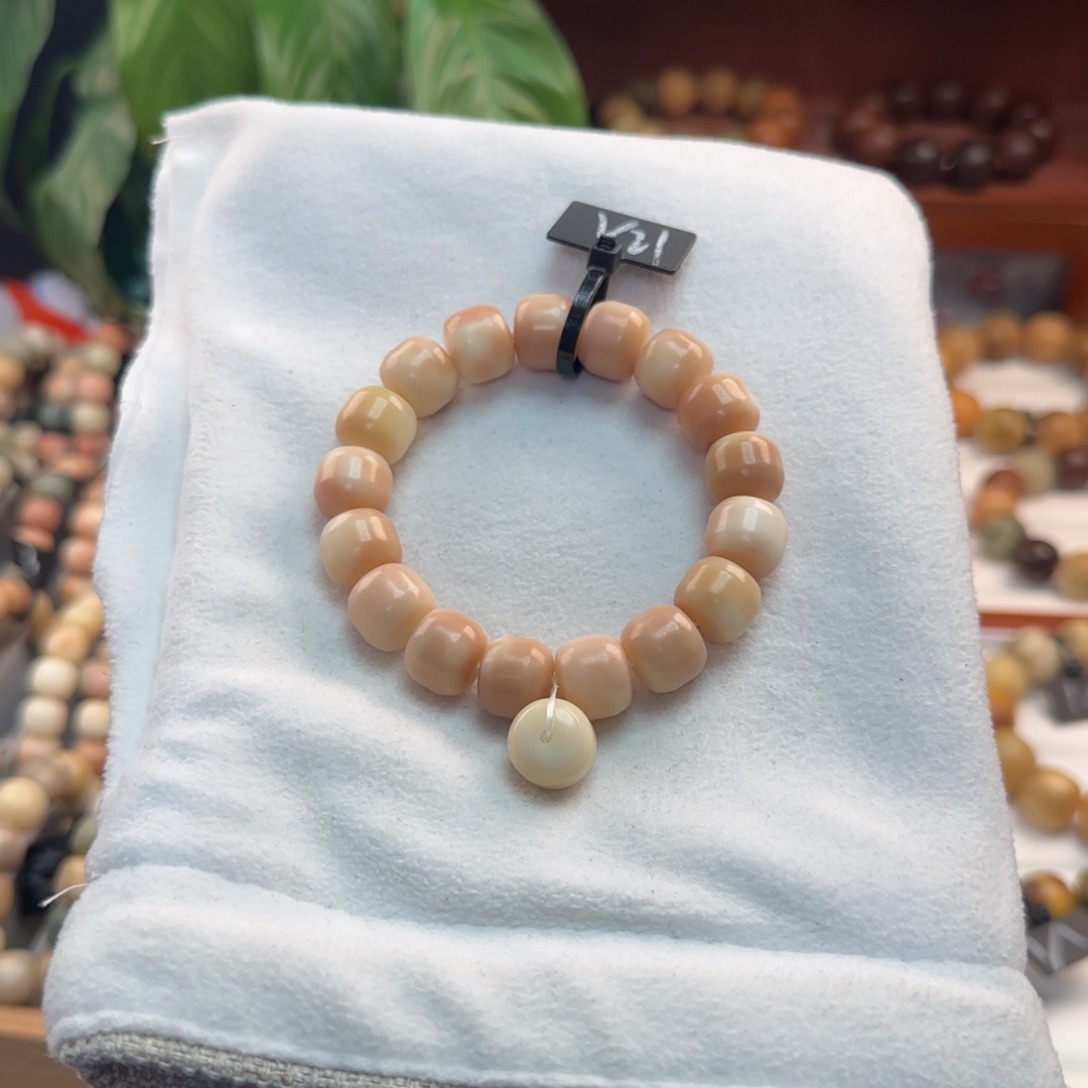 菩提根/象牙果手串卡13汉堡粉色系微瑕21