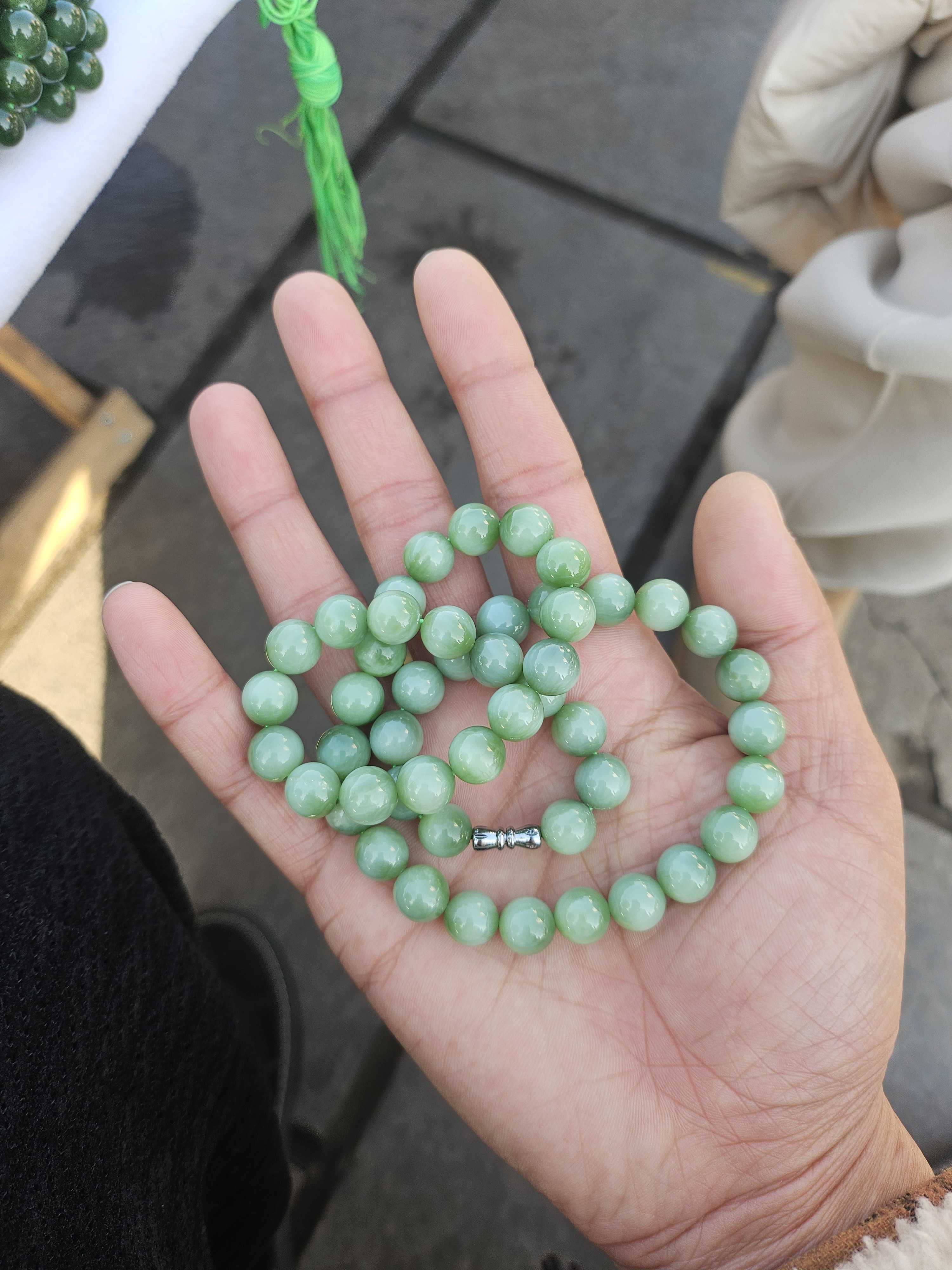 和田玉手串高端奢华款