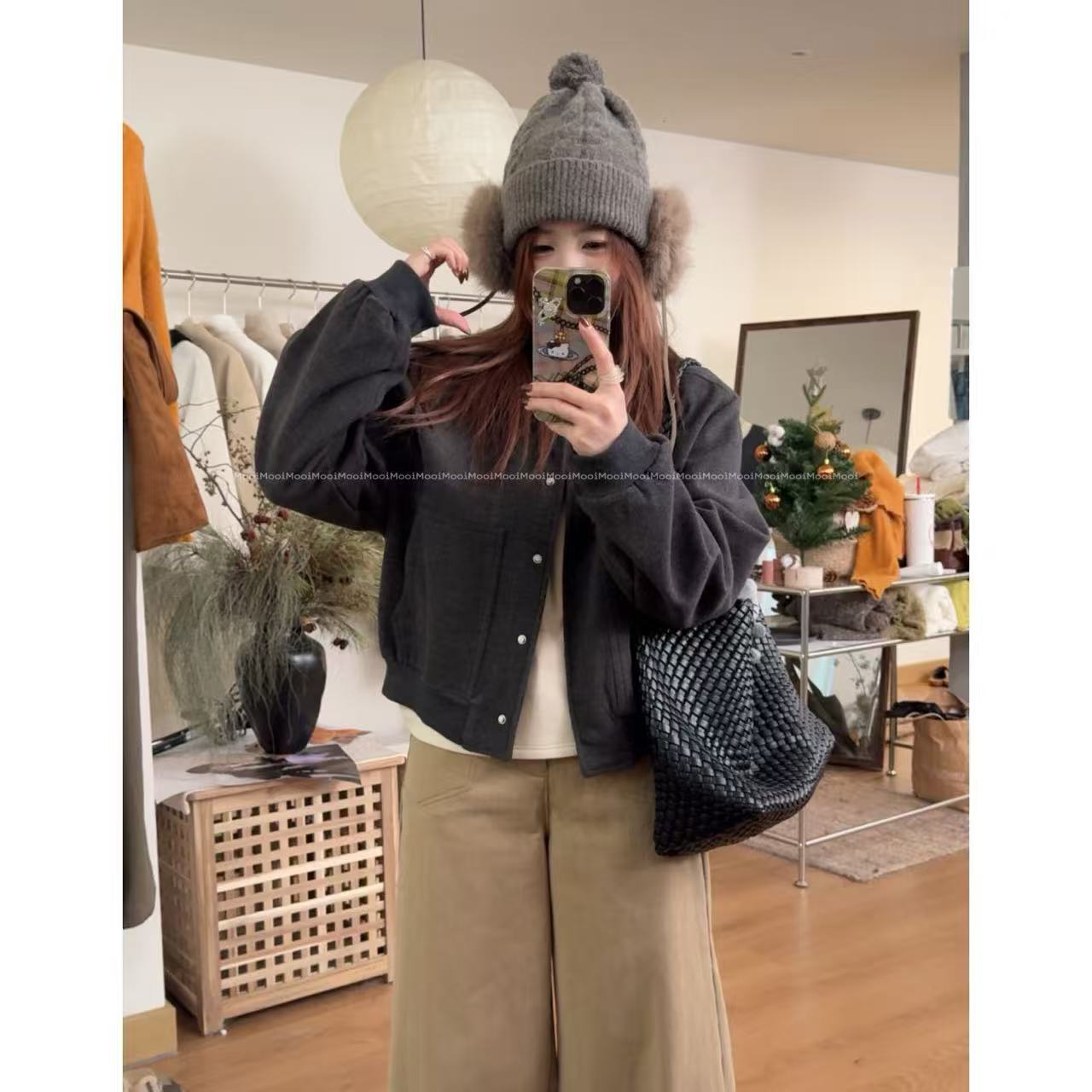 mooi |  '灰度空间' 自制棒球服外套