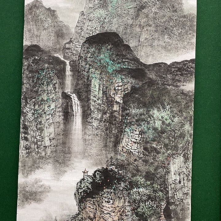 法***夫国画青松老师作品6666666