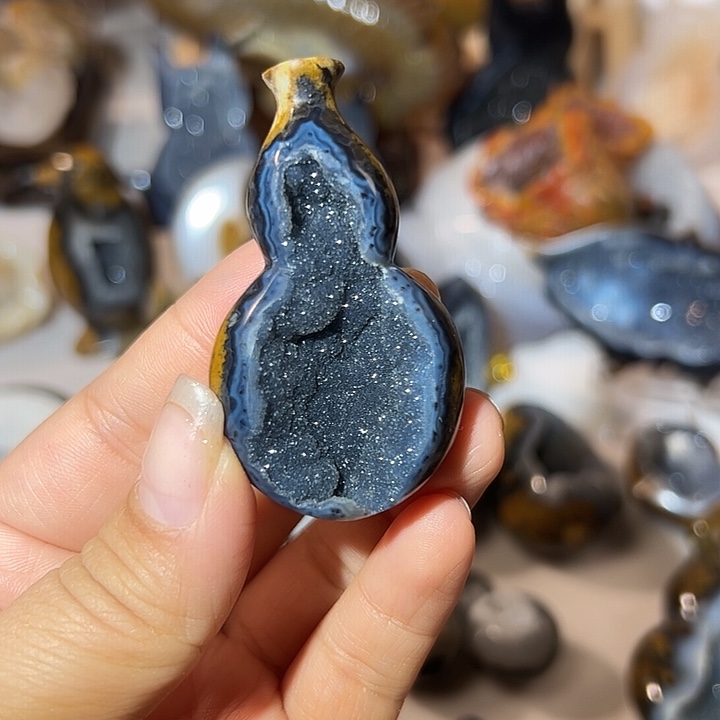 玛瑙/玉髓无未镶嵌Y****8九眼葫芦