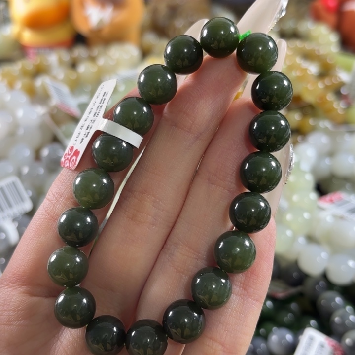 和田玉未镶嵌手链176