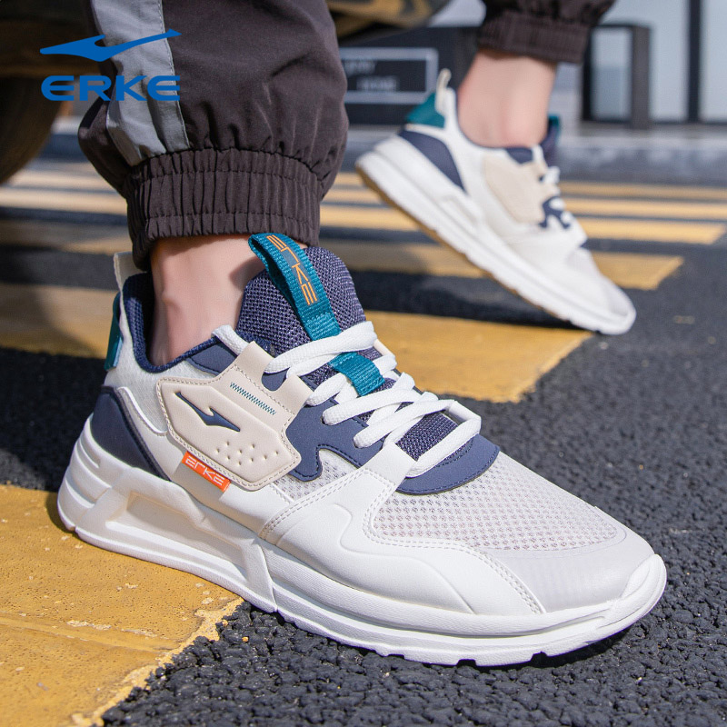 鸿星尔克男鞋运动鞋子男款爆款2026新款春夏男士开车休闲鞋跑步鞋商品图