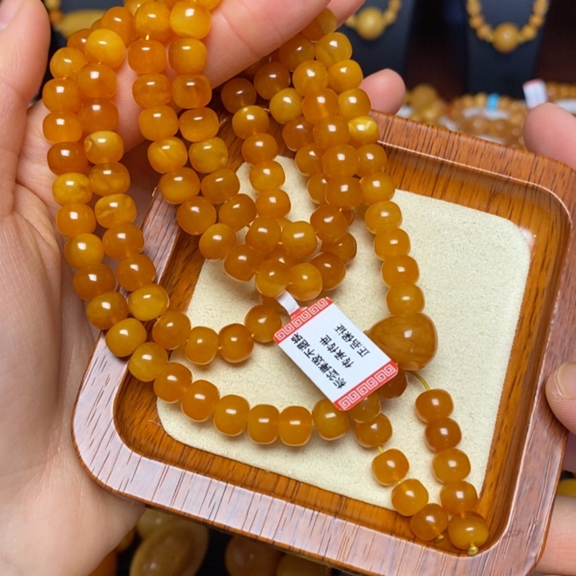 【闪购商品】未镶嵌蜜蜡手链手串