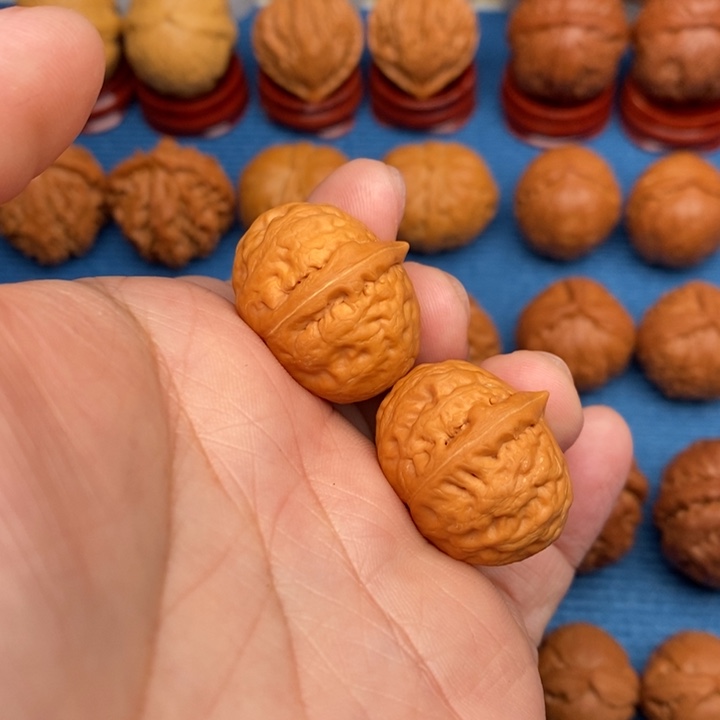 把件文玩核桃麒麟磨盘