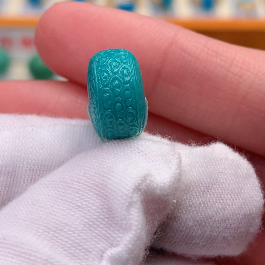 未镶嵌绿松石珠宝半成品