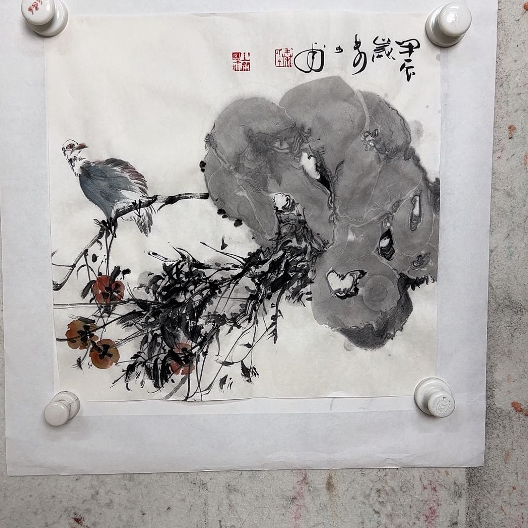 国画秦少甫老师作品欣赏