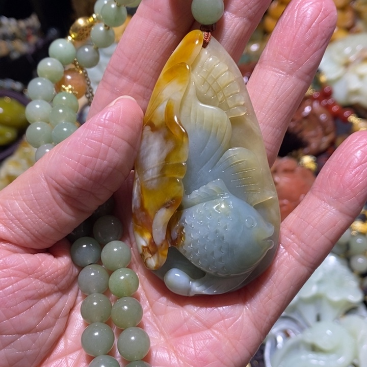 岫玉岫玉吊坠未镶嵌