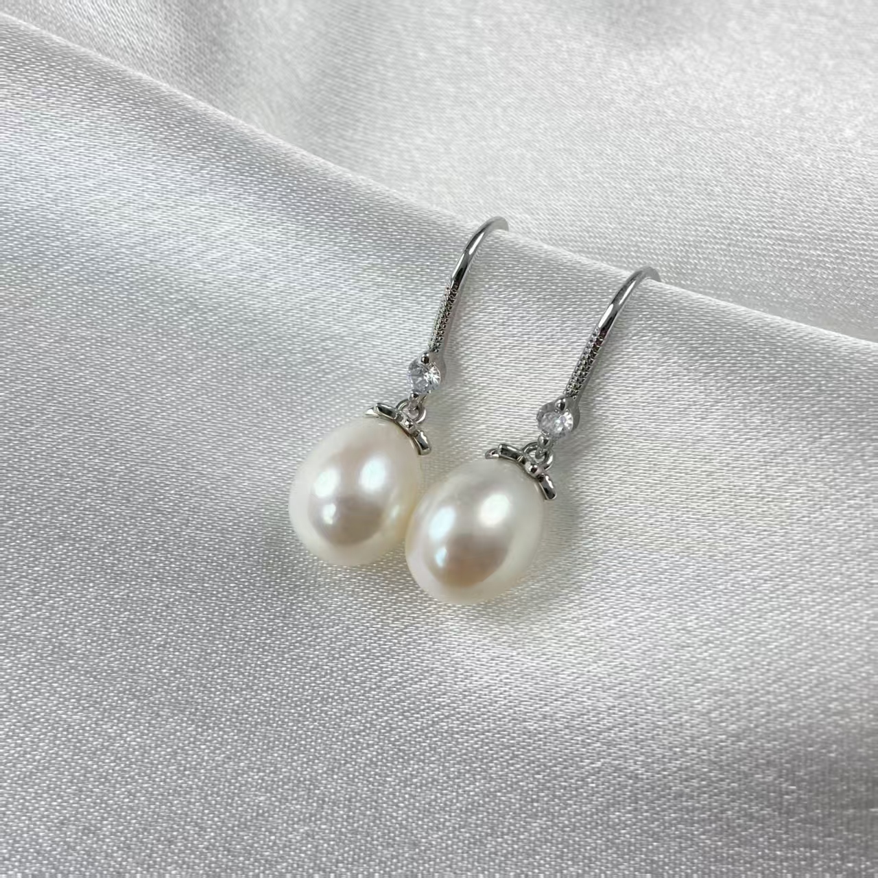 天然淡水珍珠耳饰   ED1048