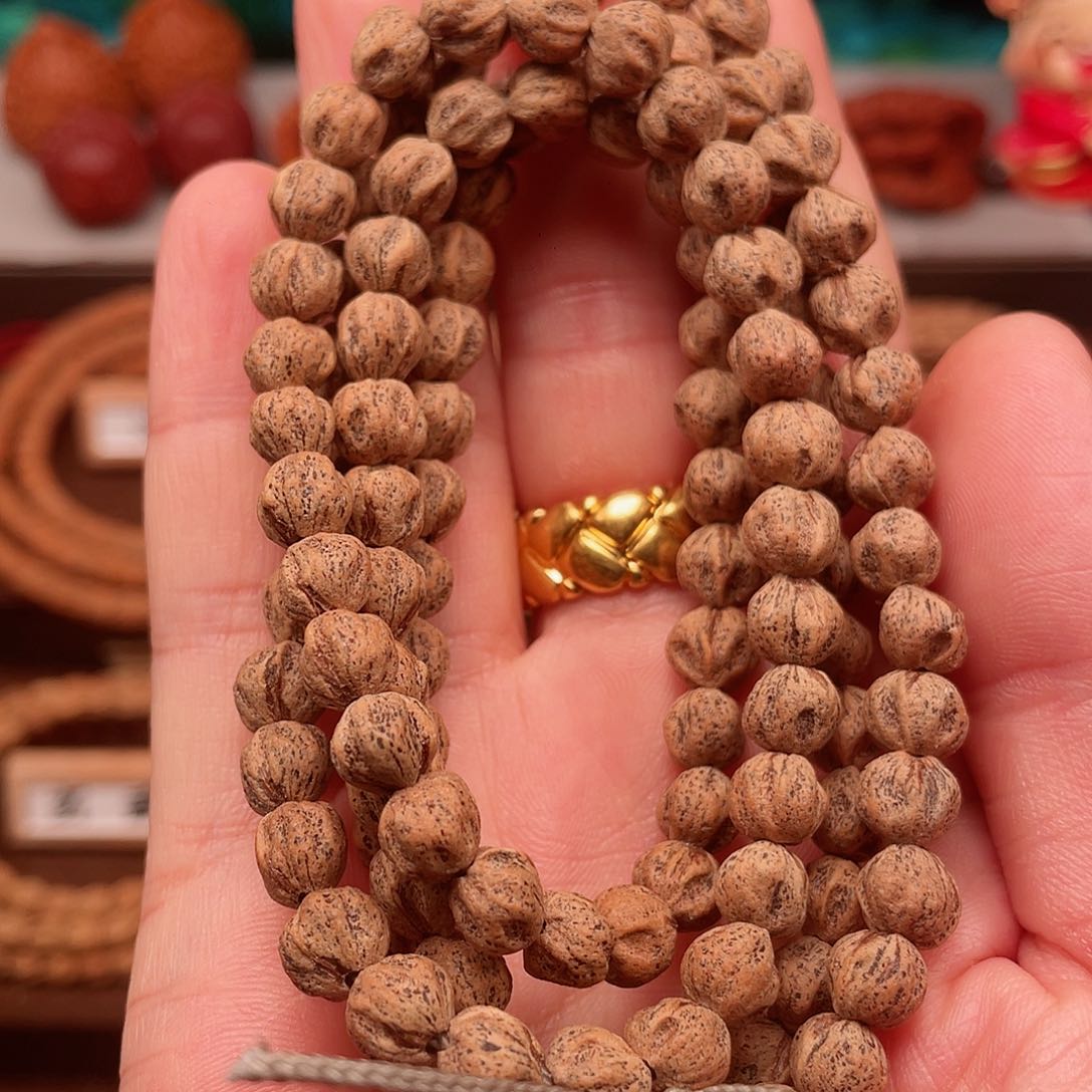 柏香籽/百香籽吊坠铁籽原桩莲花鬼