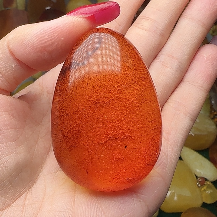 琥珀未镶嵌手链吊坠