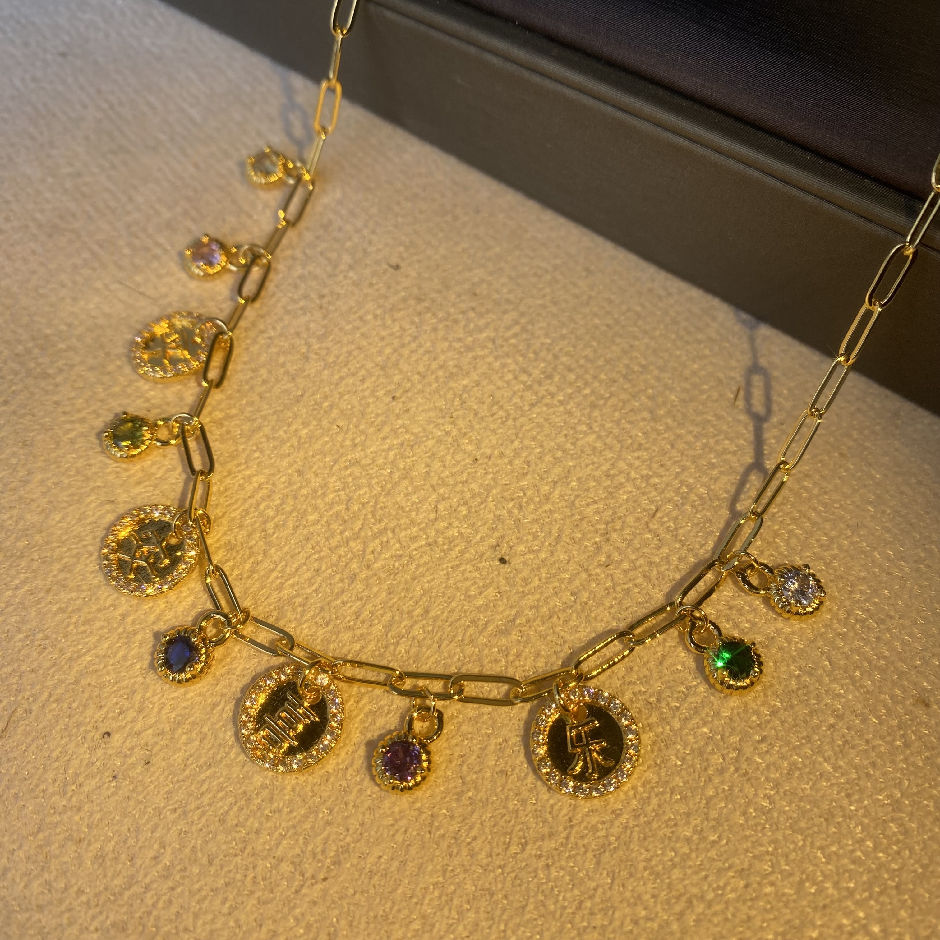  6690【项链】轻奢精品金色女士项链