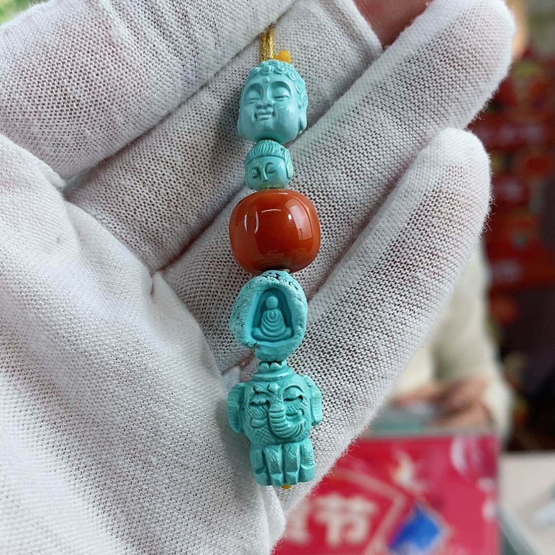 绿松石珠宝奇石未镶嵌