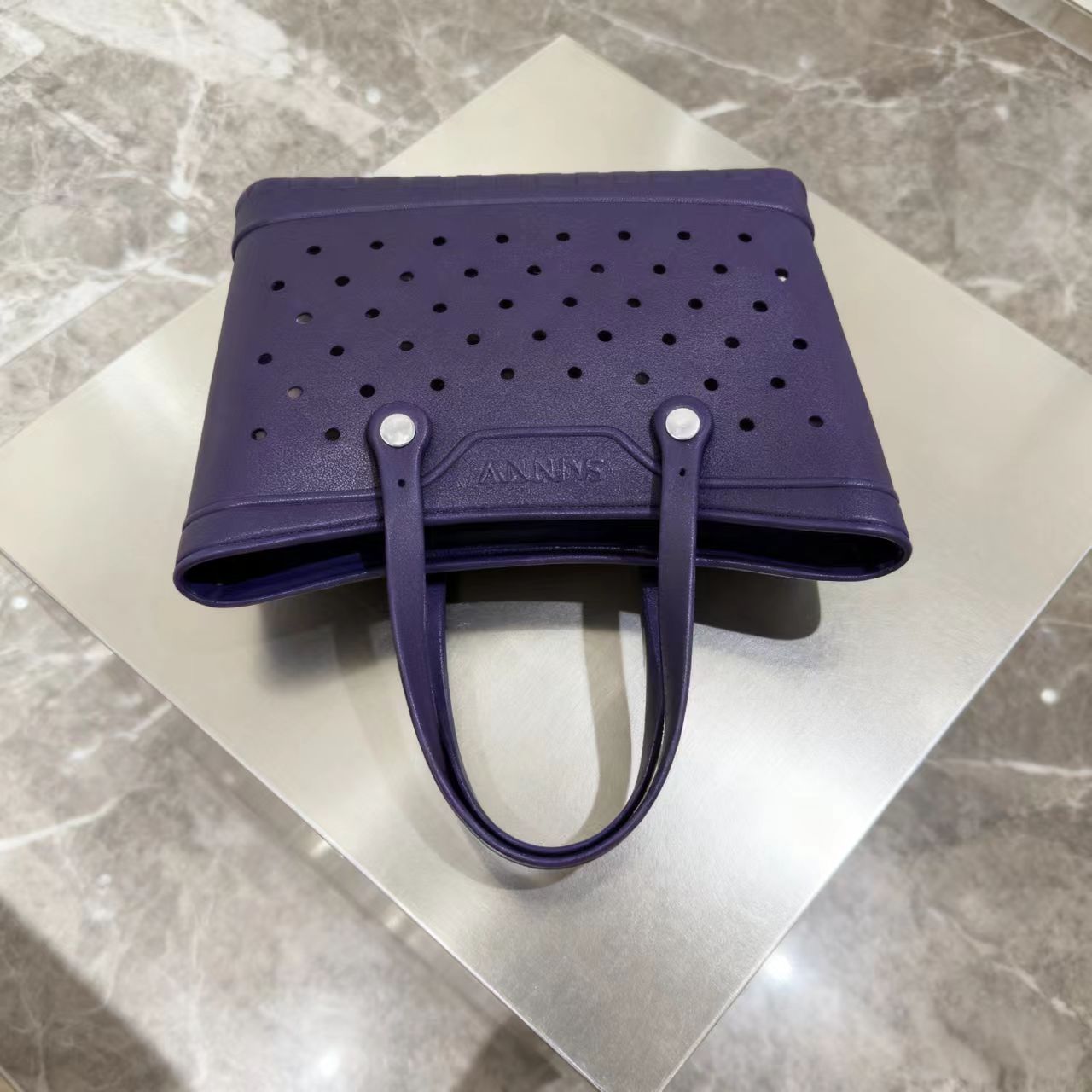 EVA沙滩大号手提包托包时尚镂空便携防水收纳户外洞洞包斜挎