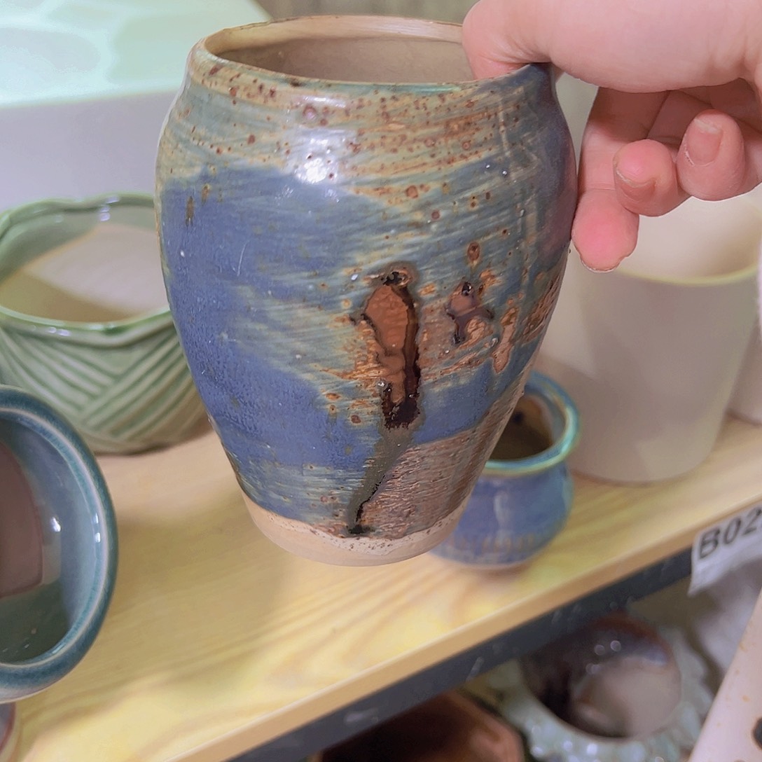 红陶陶瓷花盆当场满12包邮