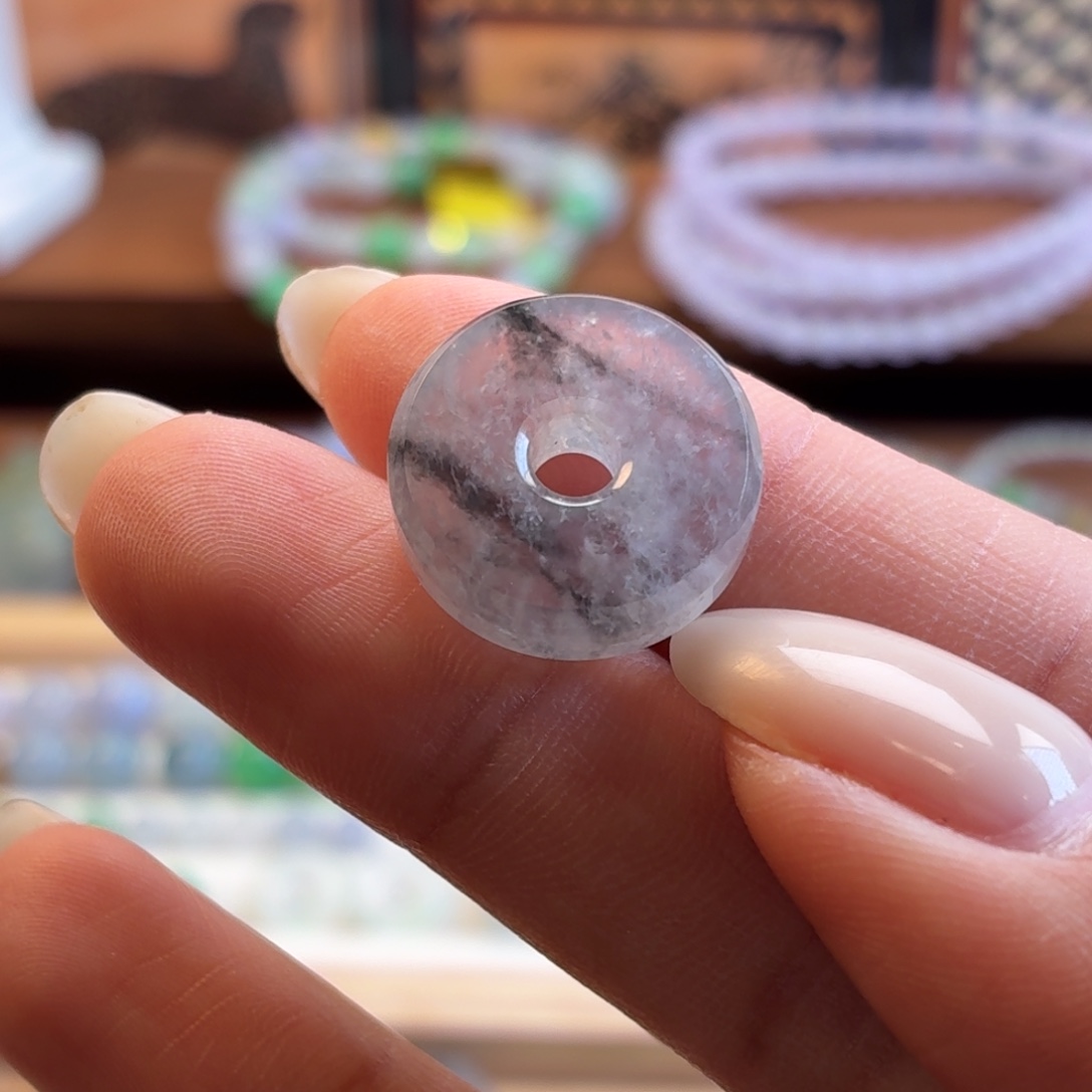 翡翠散珠高冰乌鸡怀古扣