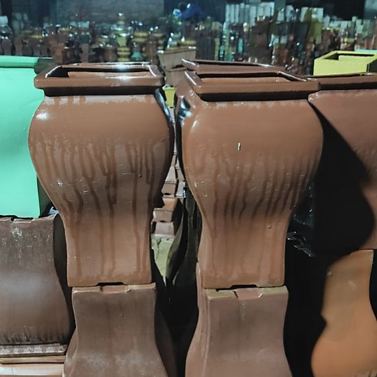 大肚四方高25口径12素两个瑕