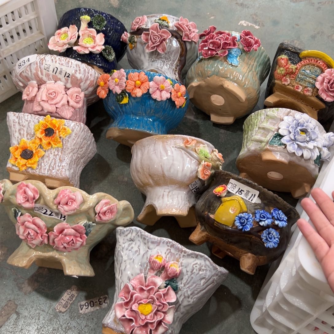 满18.8米秒退拉黑多肉花盆834