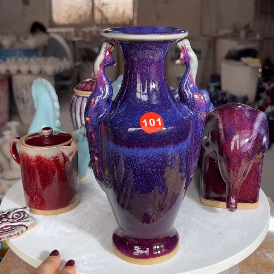 摆件郑家钧窑摆件