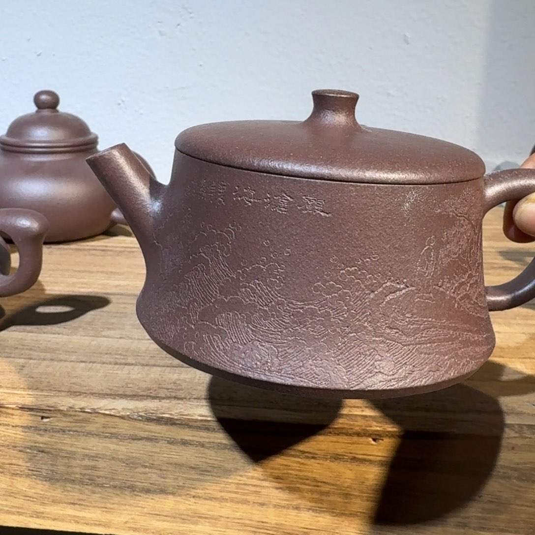 紫泥茶壶天青180毫升左右