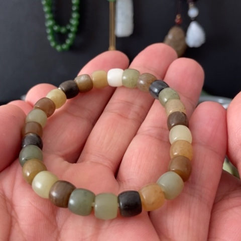 和田玉（糖玉）手链未镶嵌