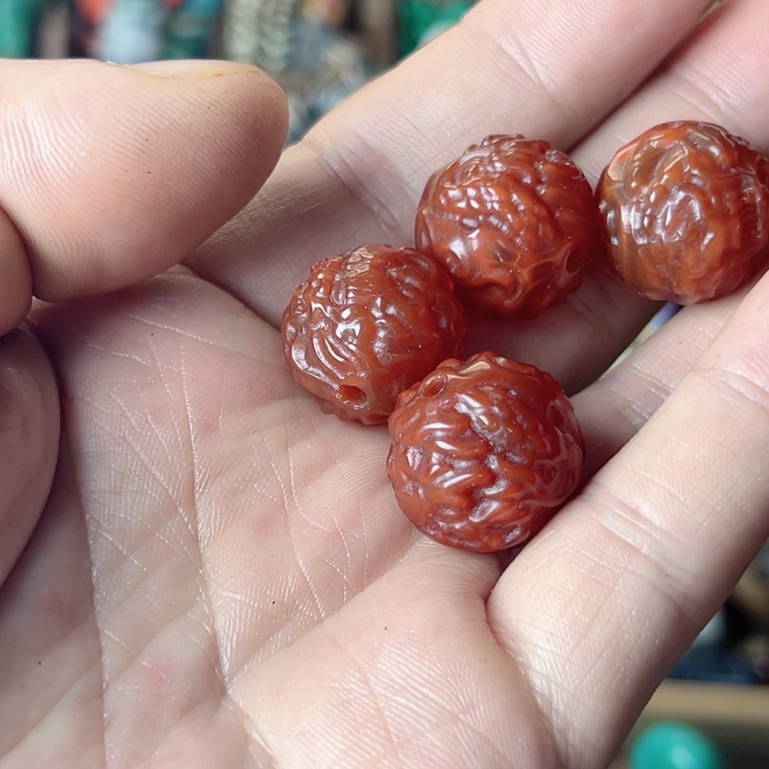 极***卡玛瑙/玉髓未镶嵌手链