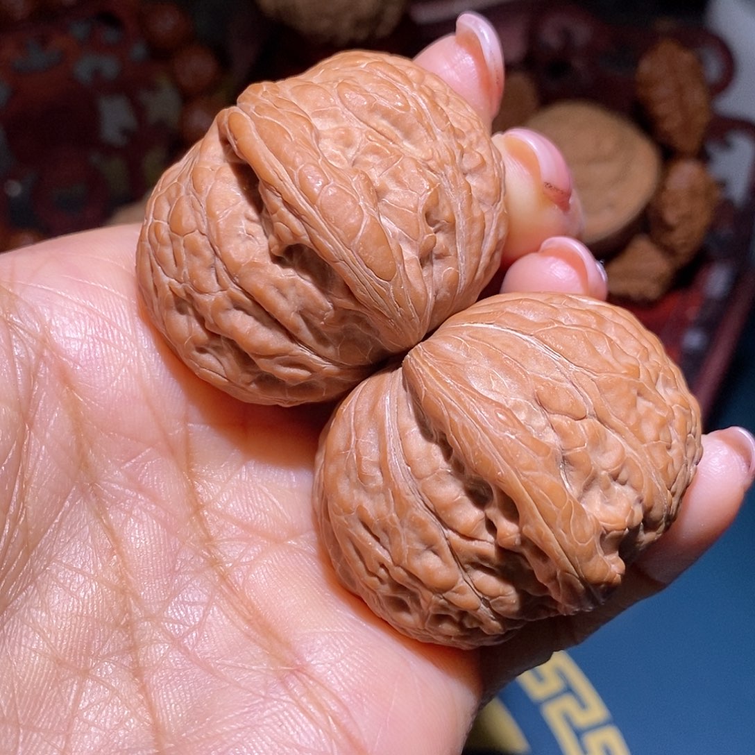 文玩核桃把件铁锤40全品