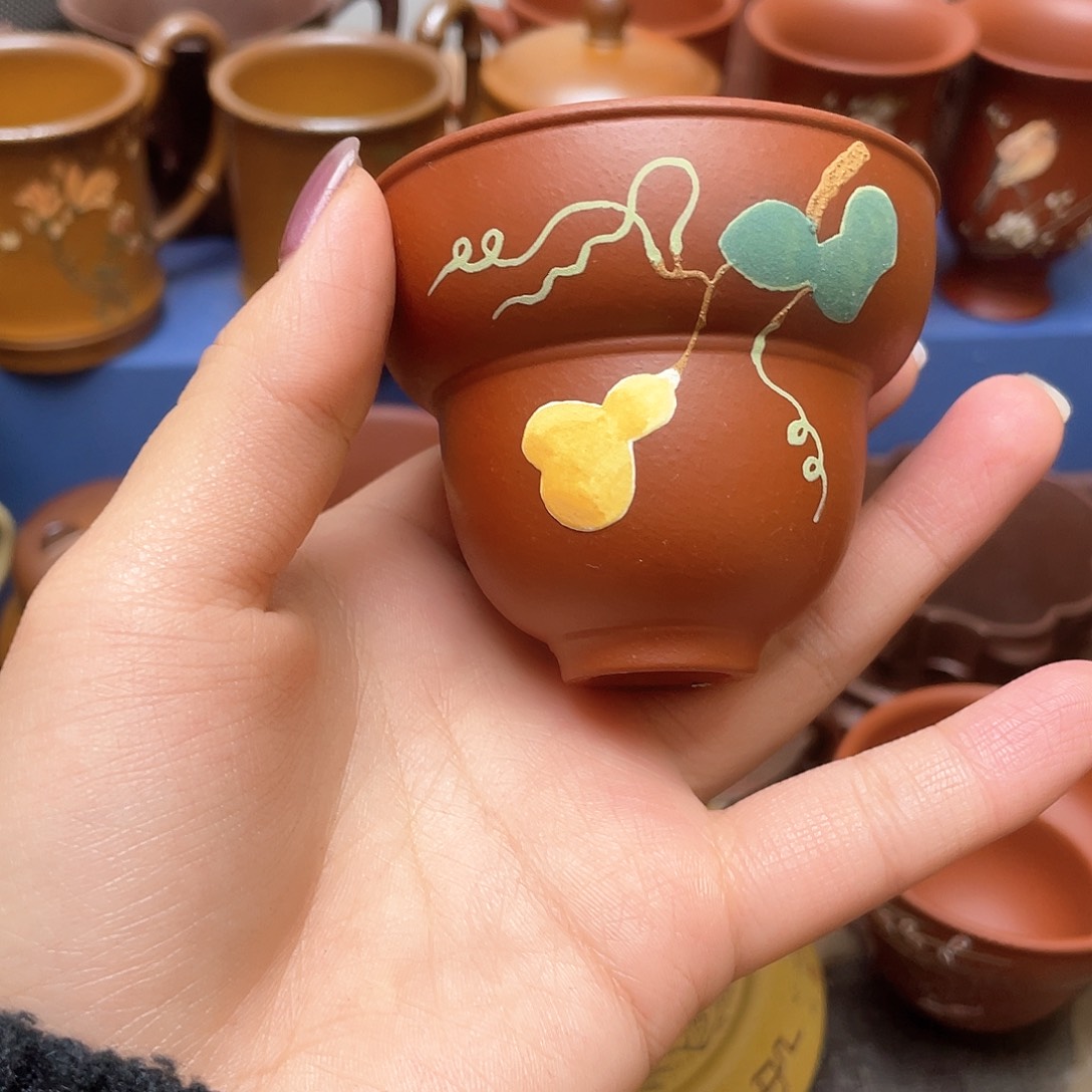 紫砂茶杯紫砂主人杯