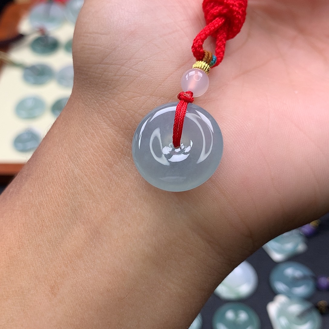 翡翠未镶嵌颈饰4 尺寸19.7-6