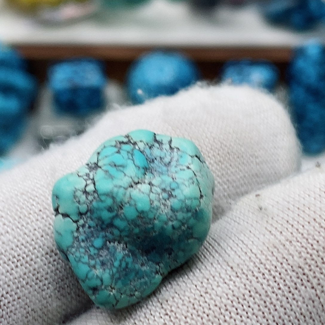 绿松石珠宝奇石未镶嵌