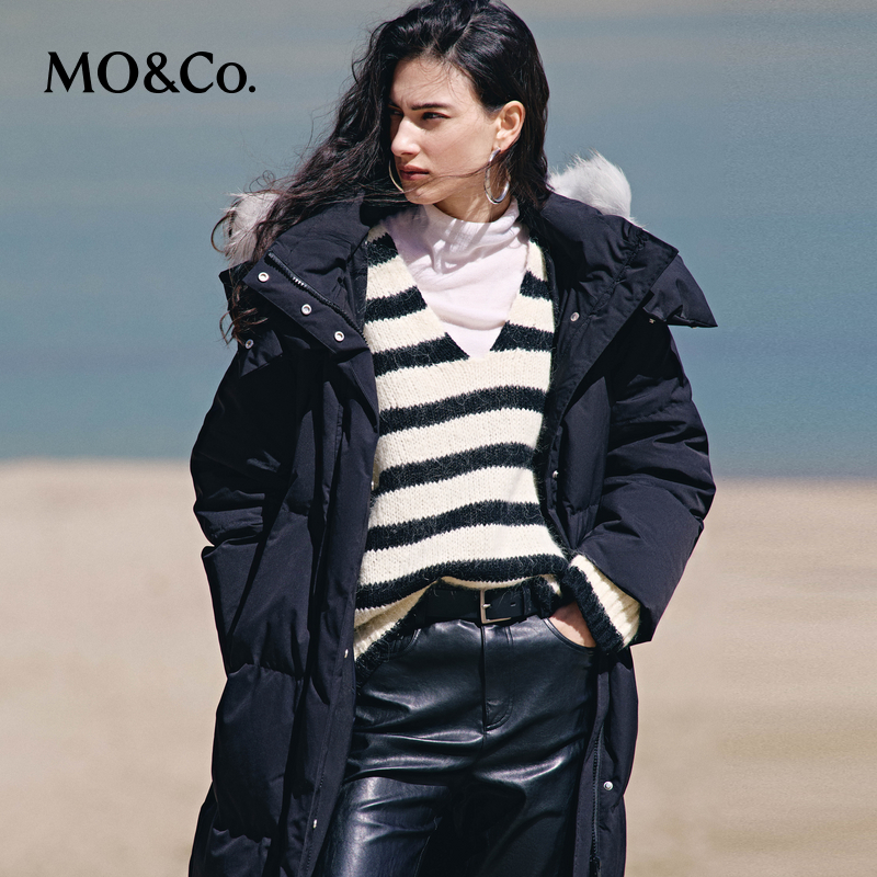 【陈大可专属】【C+系列】MOCO羽绒服防水防污装卸毛领连帽MBD4EIN011