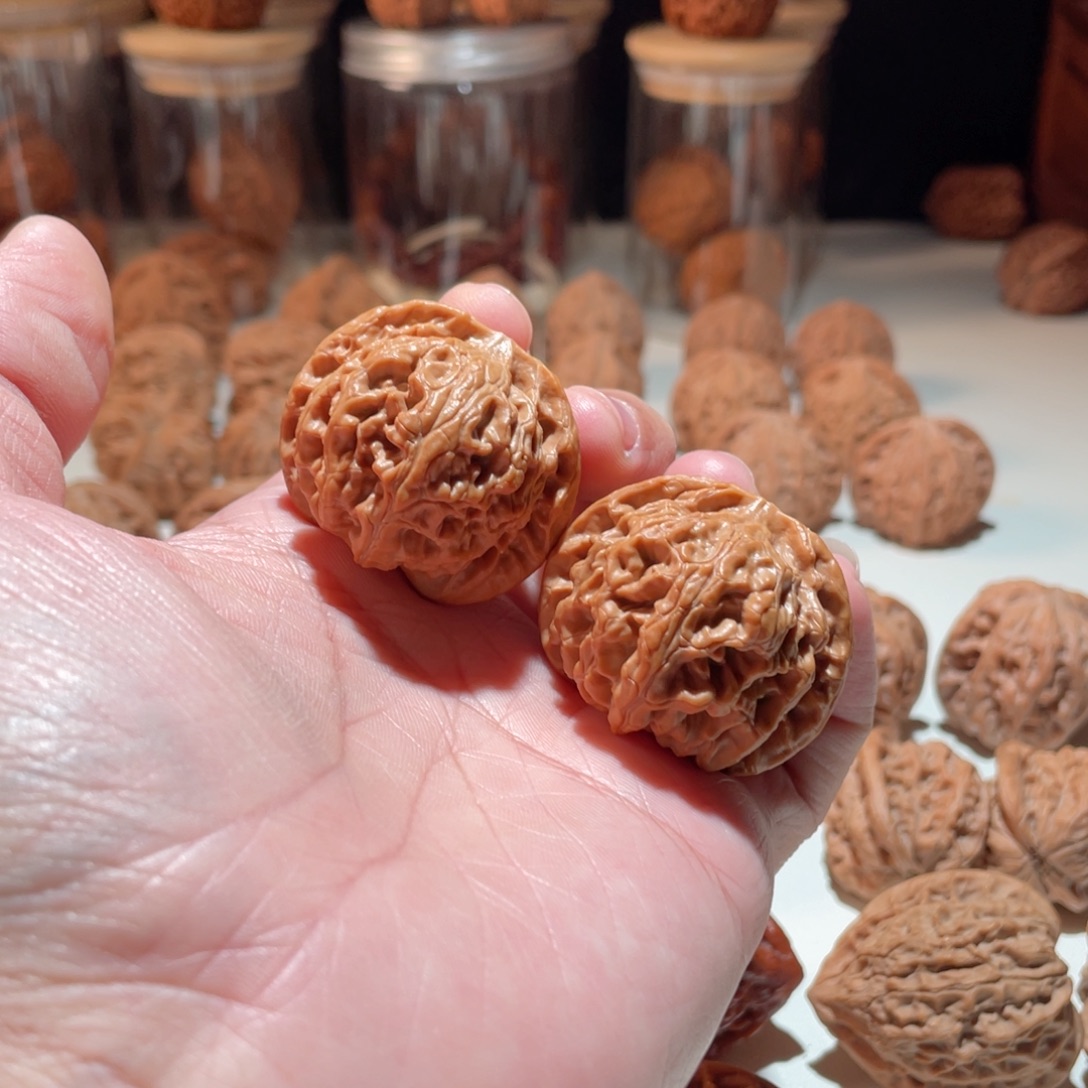 吊坠文玩核桃文玩核桃39苹果园全品已打底