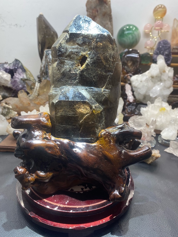 水晶原石摆件客厅装饰