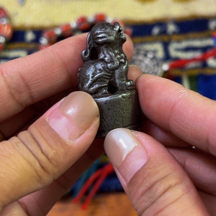 铜星月菩提吊坠项链