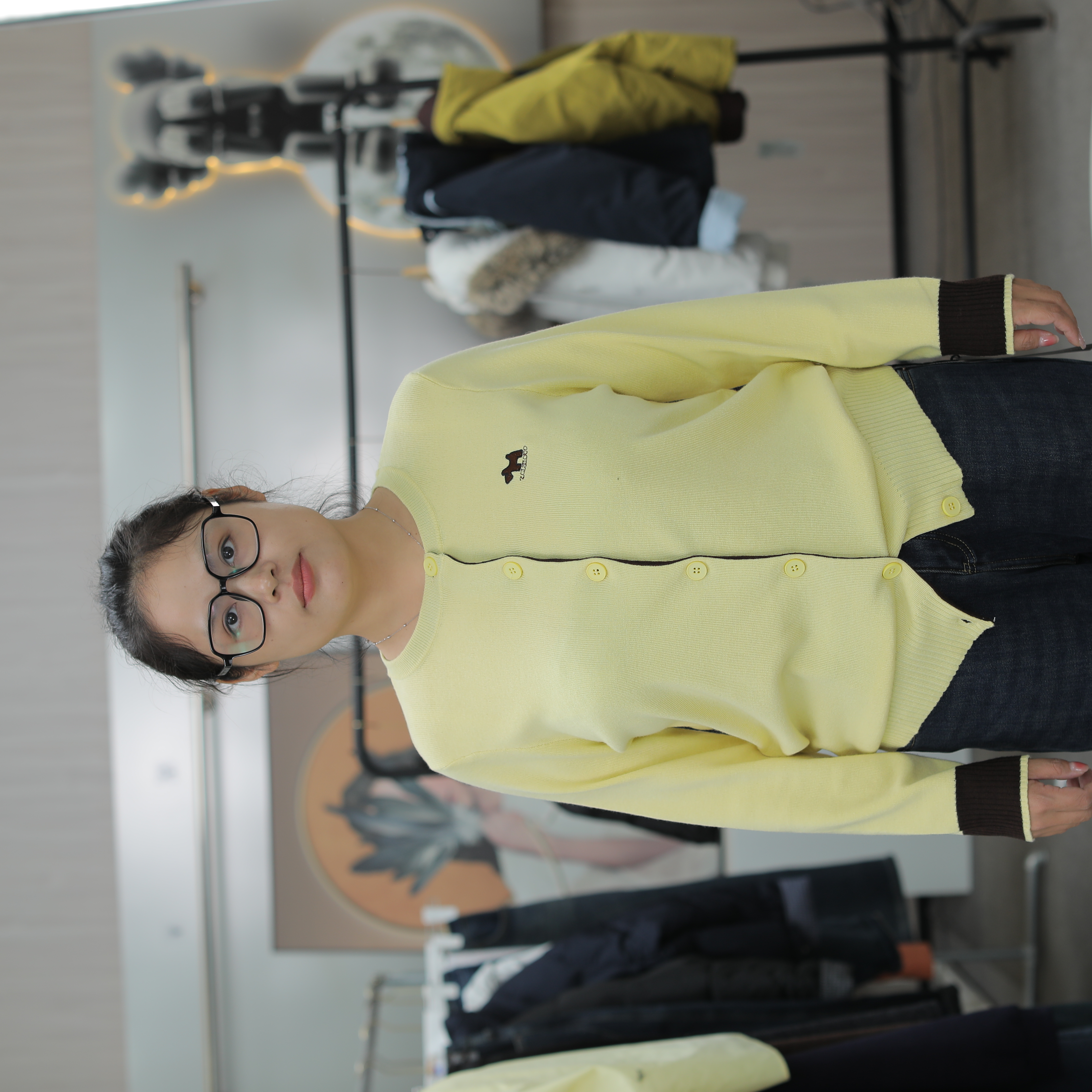 6959大码女装羊毛衫刺绣毛衣针织衫打底衫开衫胖妹妹穿搭减龄显瘦