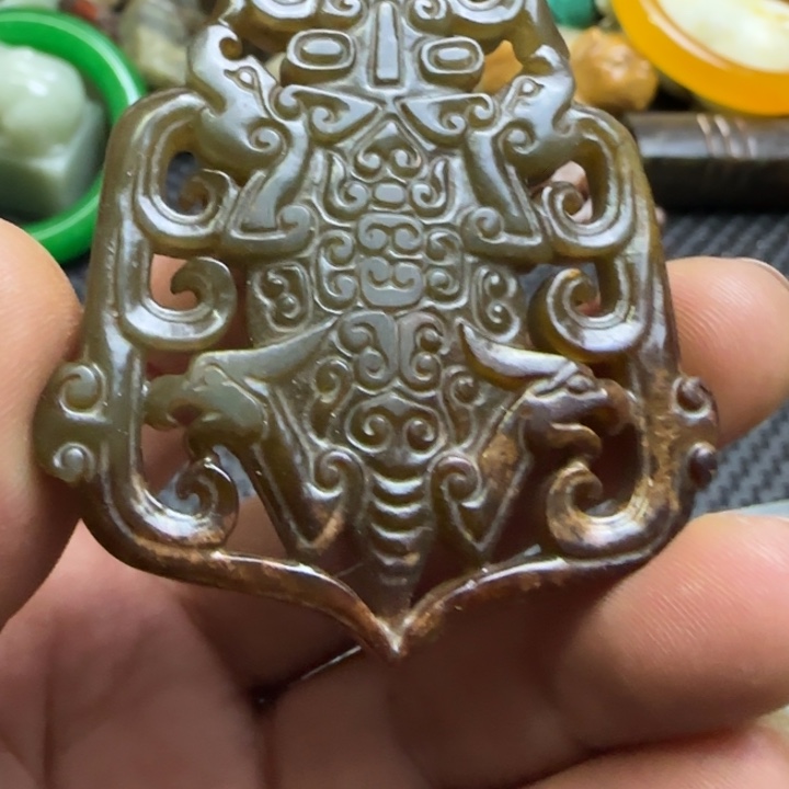 紫金钵盂菩提吊坠