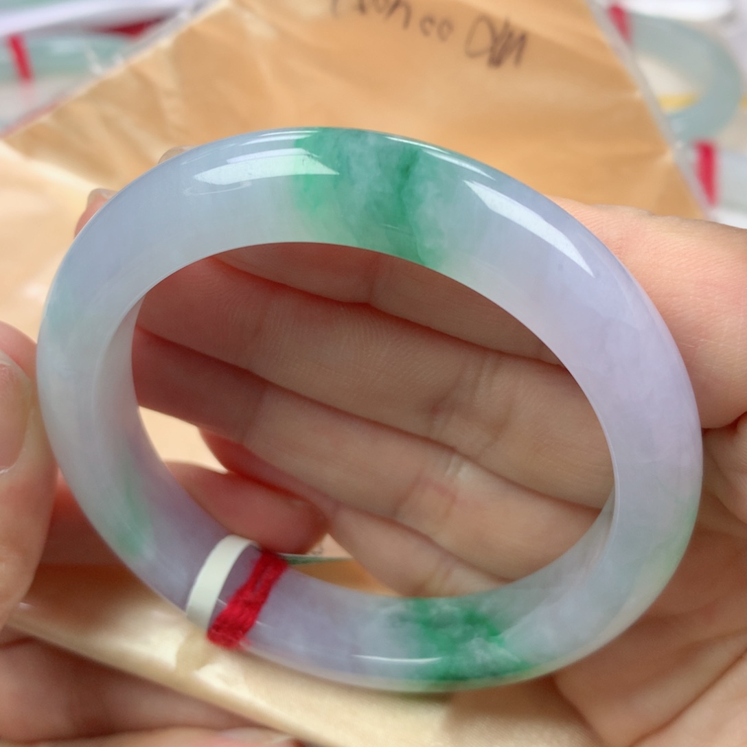 未镶嵌手镯翡翠缅甸天然翡翠56圈