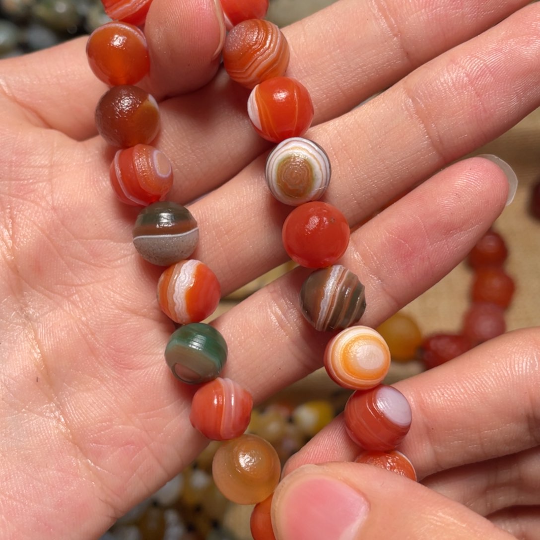 玛瑙/玉髓手链未镶嵌
