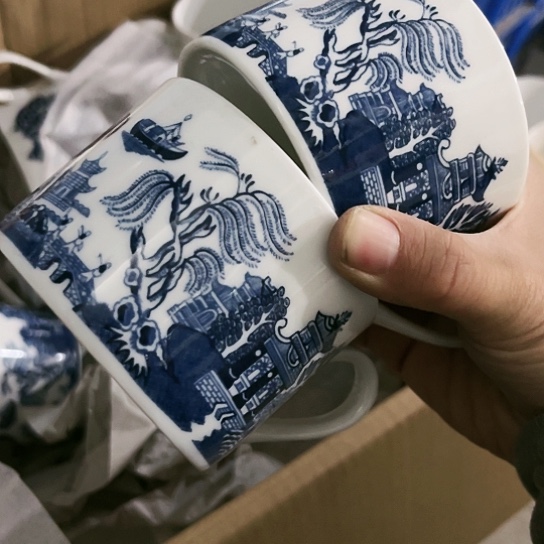 盘杯两个陶瓷陶瓷陶瓷