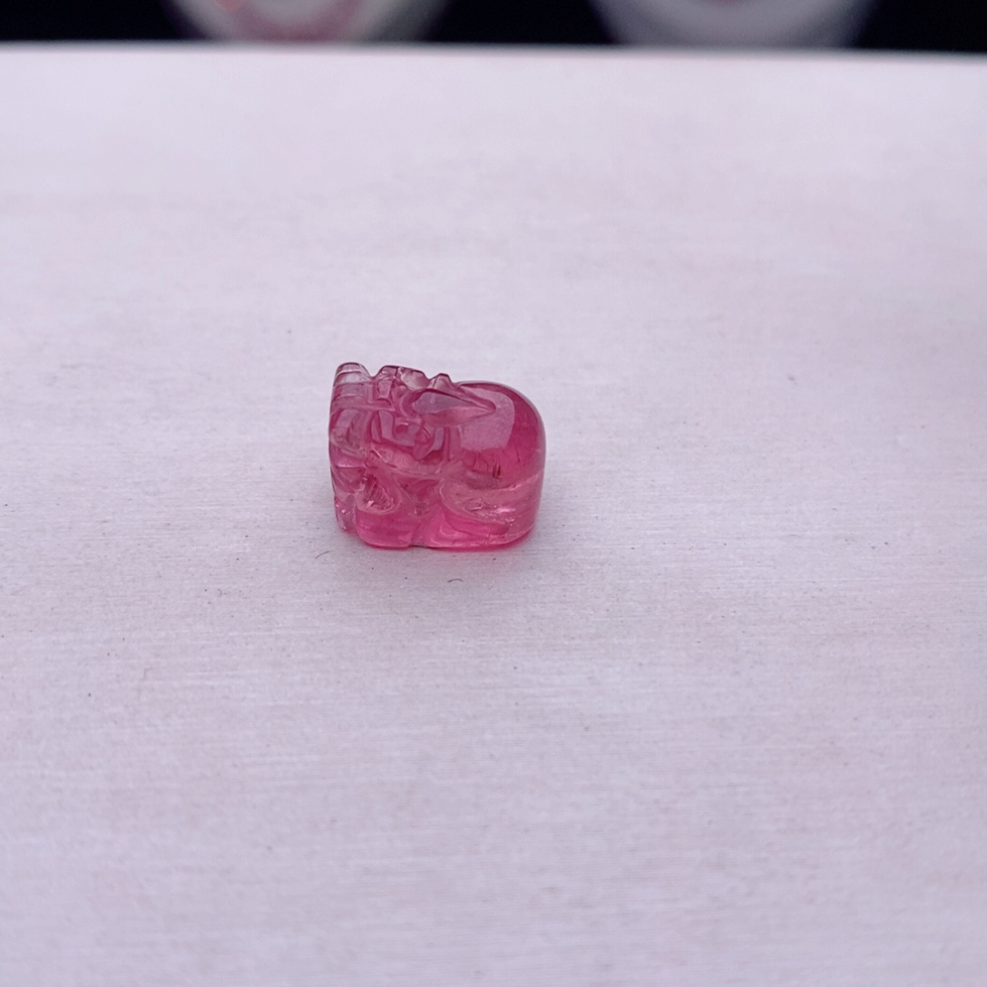 未镶嵌貔貅碧玺碧玺A貔貅