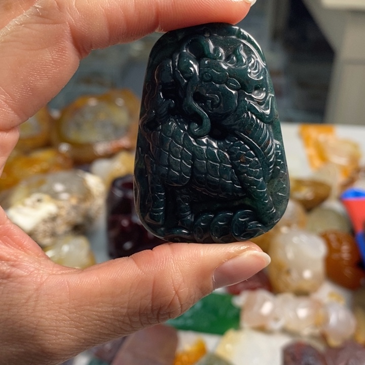 玛瑙/玉髓吊坠(不含链)未镶嵌