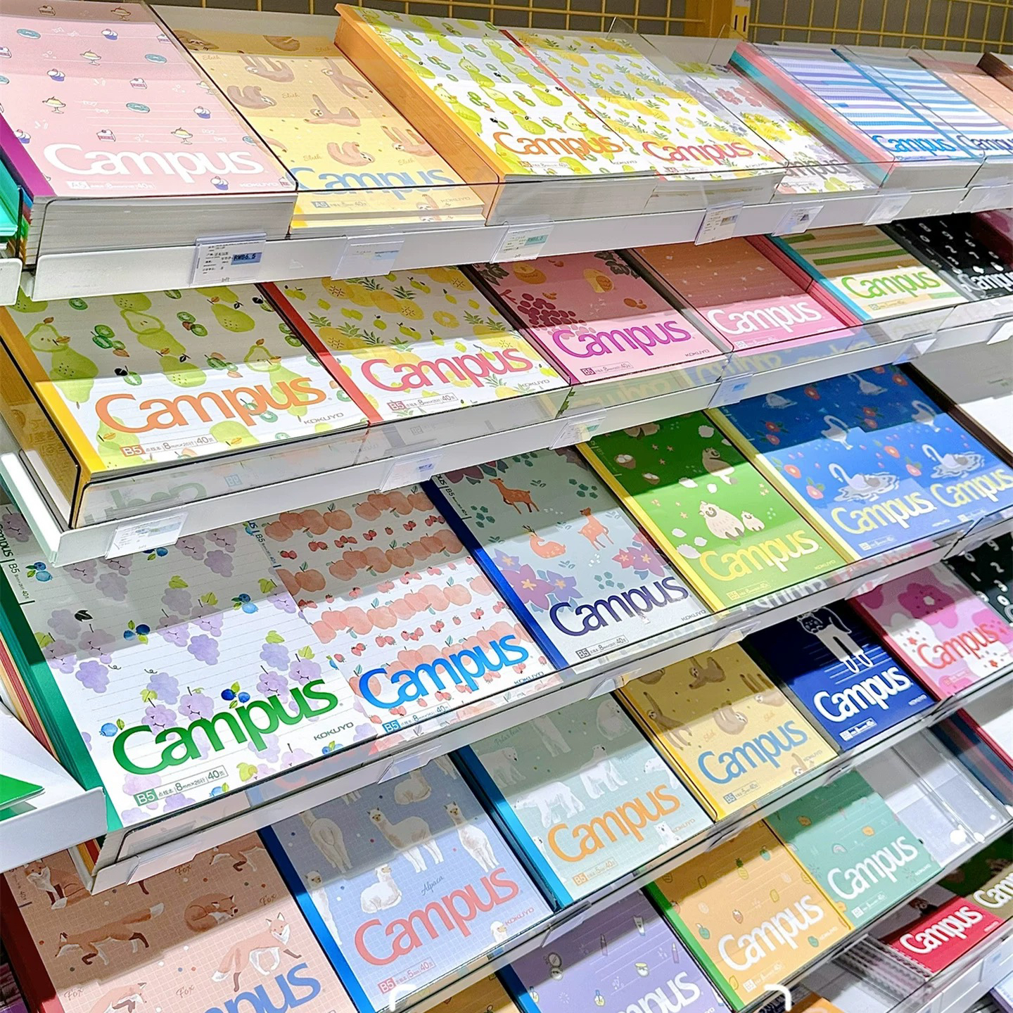 日本KOKUYO国誉限定Campus水果本笔记本子8mm点线横线A5软面抄B5