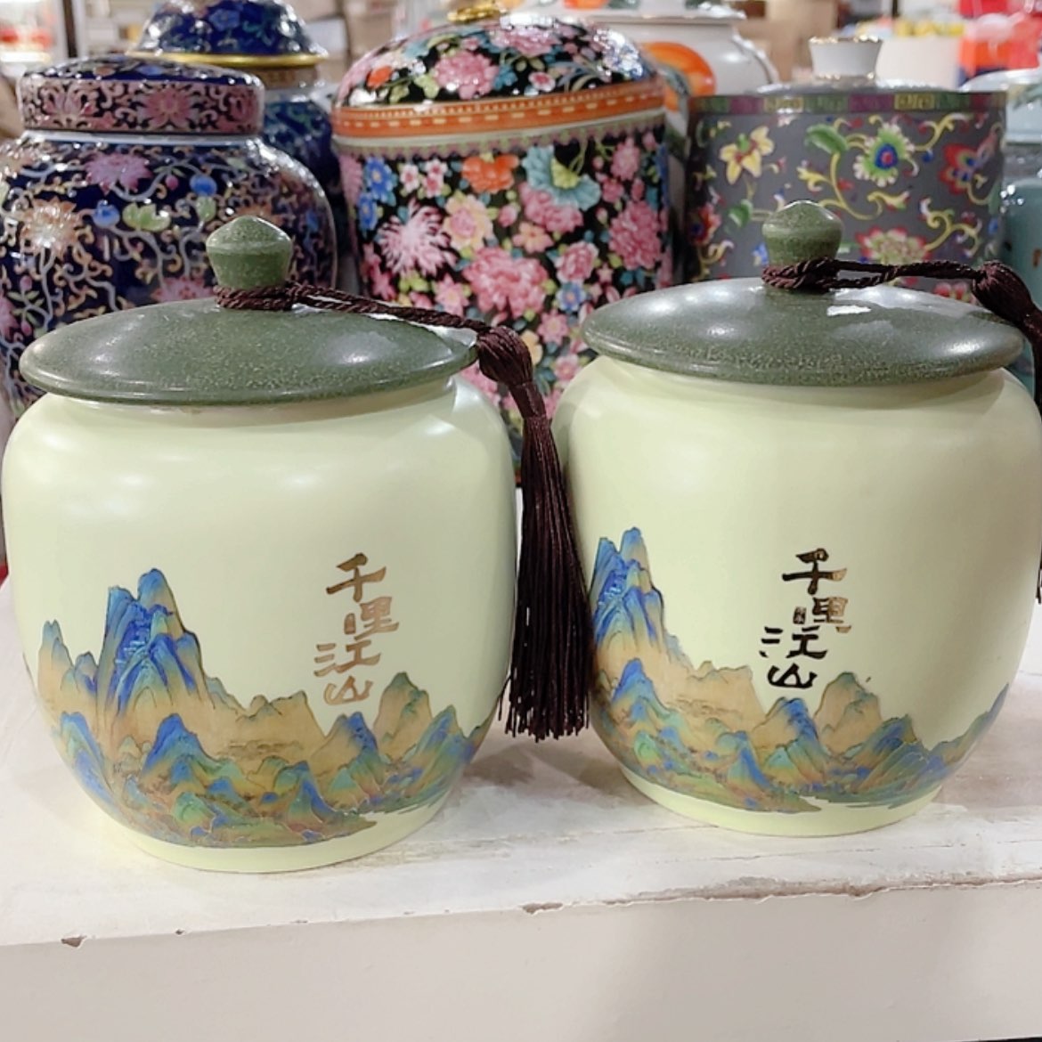 【闪购商品】罐陶瓷茶叶罐密封罐