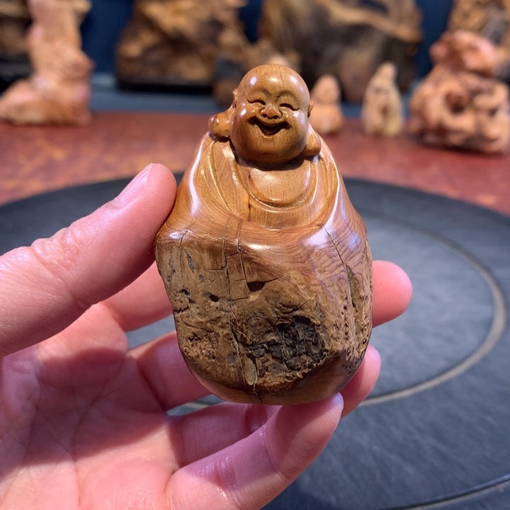 柏木（崖柏）根雕摆件