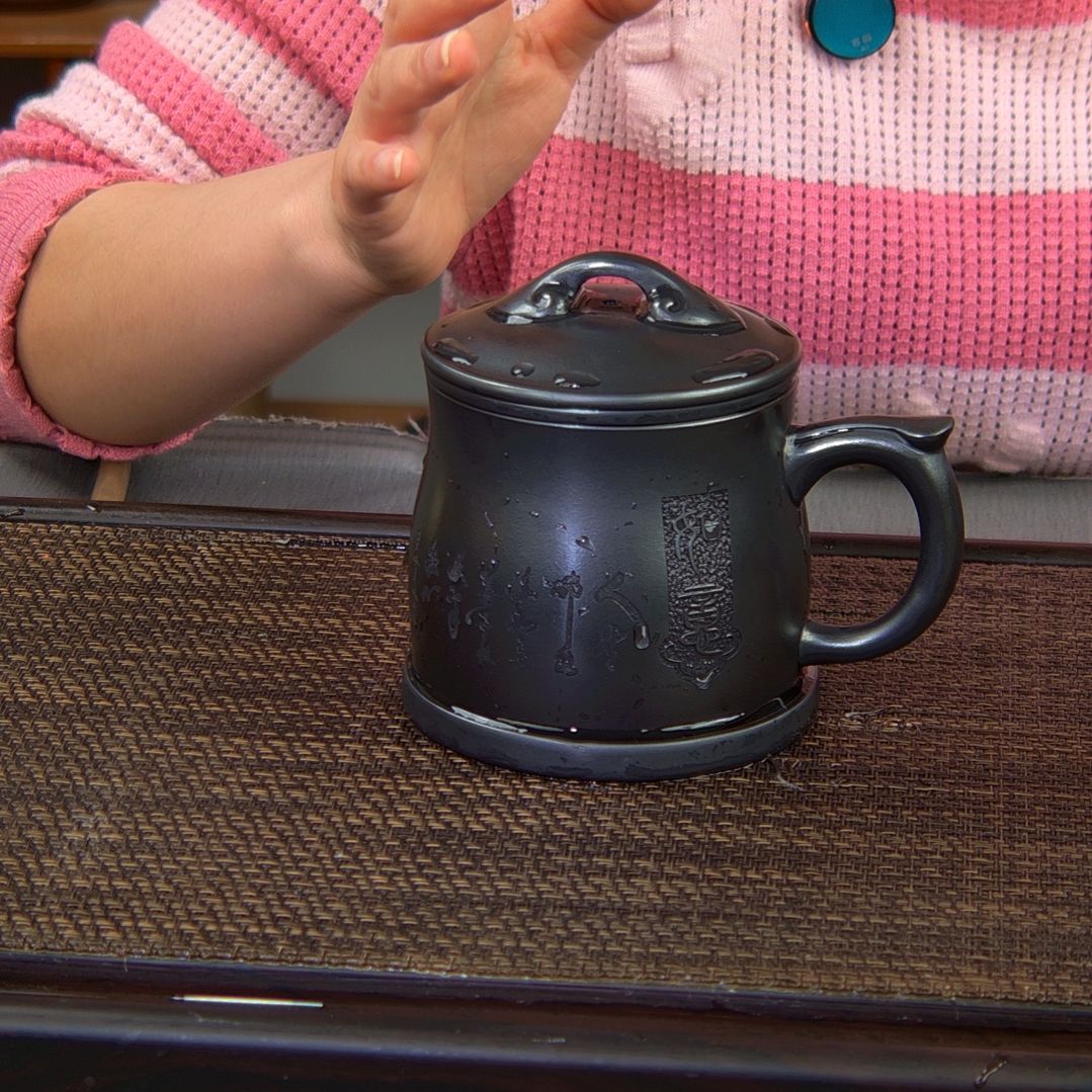 【闪购商品】茶杯绿泥高货放漏