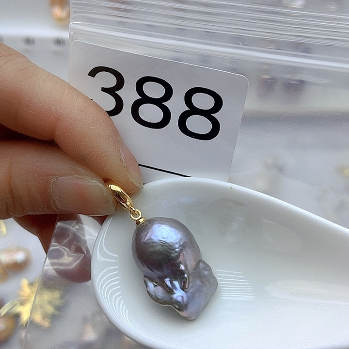 淡水珍珠颈饰银S925镶嵌